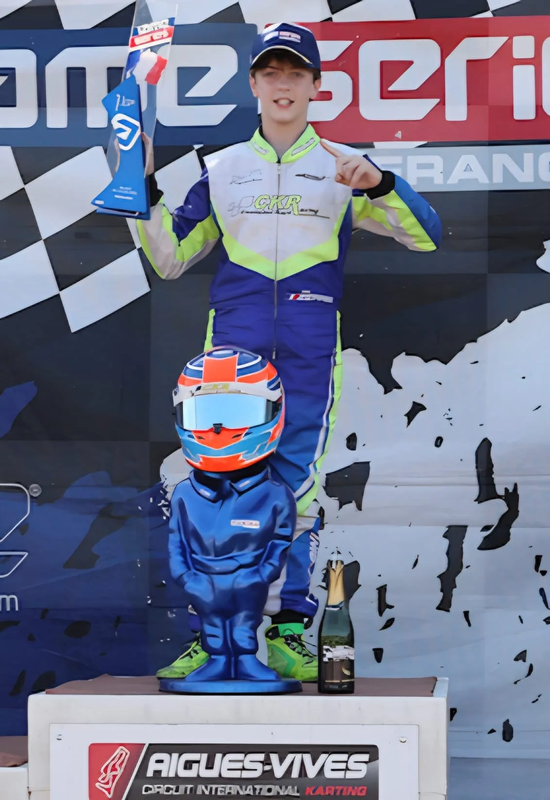 Tim Zeppini pilote de karting